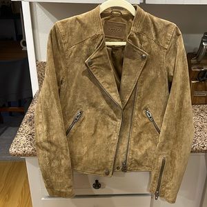 BLANKNYC Suede Moto Jacket